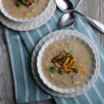 Skinny Potato Soup (Instant Pot or Slow Cooker)